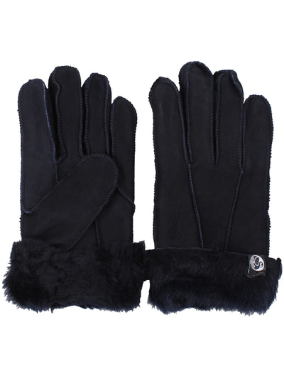 Danefæ No Waste Sheepskin Finger Gloves – Navy