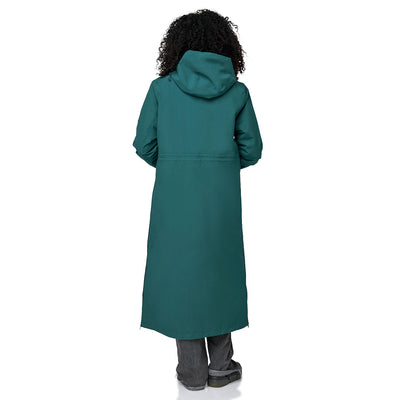 Happy Rainy Days langer Regenmantel Paris Teal