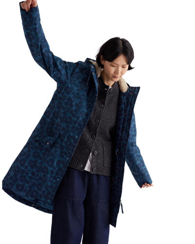Seasalt Winter Parka Dames Plant Hunter Patchwork Bloom Squall