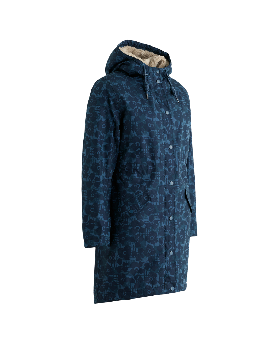 Seasalt Winter Parka Dames Plant Hunter Patchwork Bloom Squall