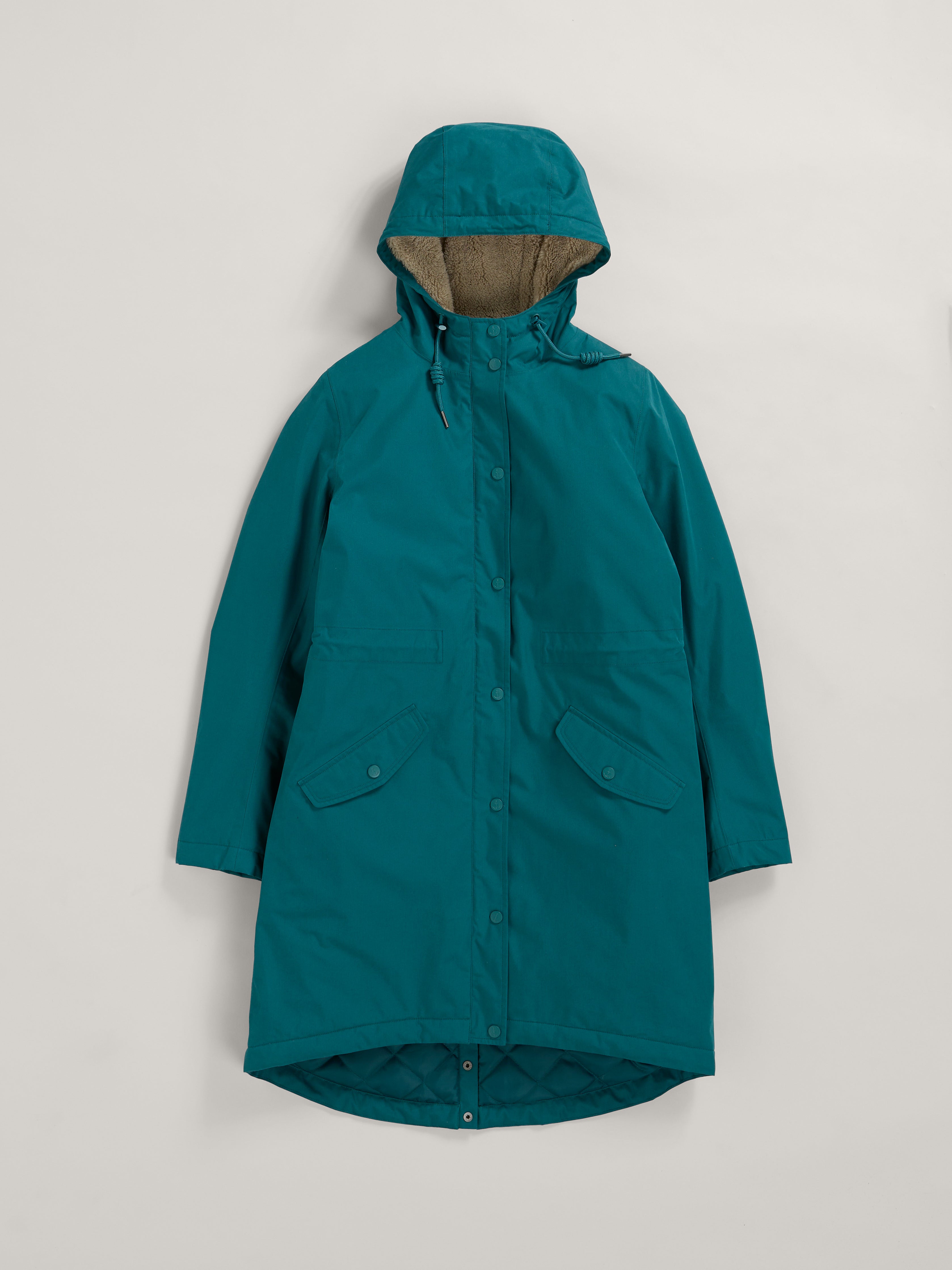 Seasalt Winter Parka Women Plant Hunter Raincloud Blue 