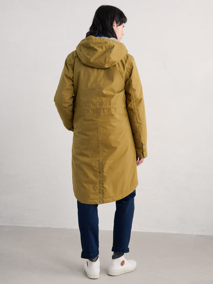 Seasalt Winter Parka Women Plant Hunter Oak Mustard