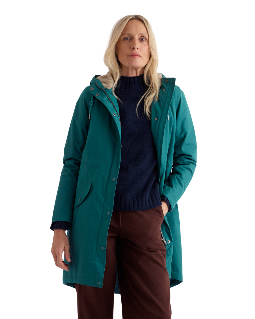 Seasalt Winter Parka Women Plant Hunter Petrol/ Gust