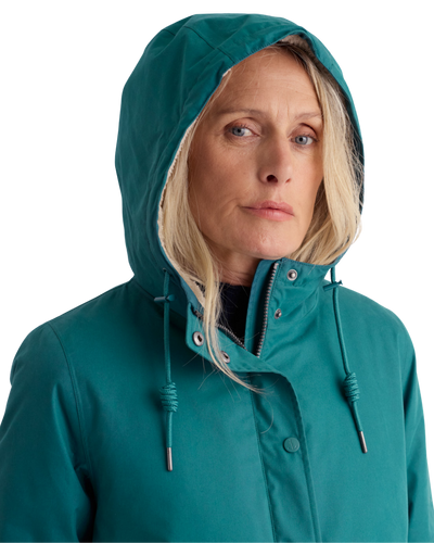 Seasalt Winter Parka Women Plant Hunter Petrol/ Gust