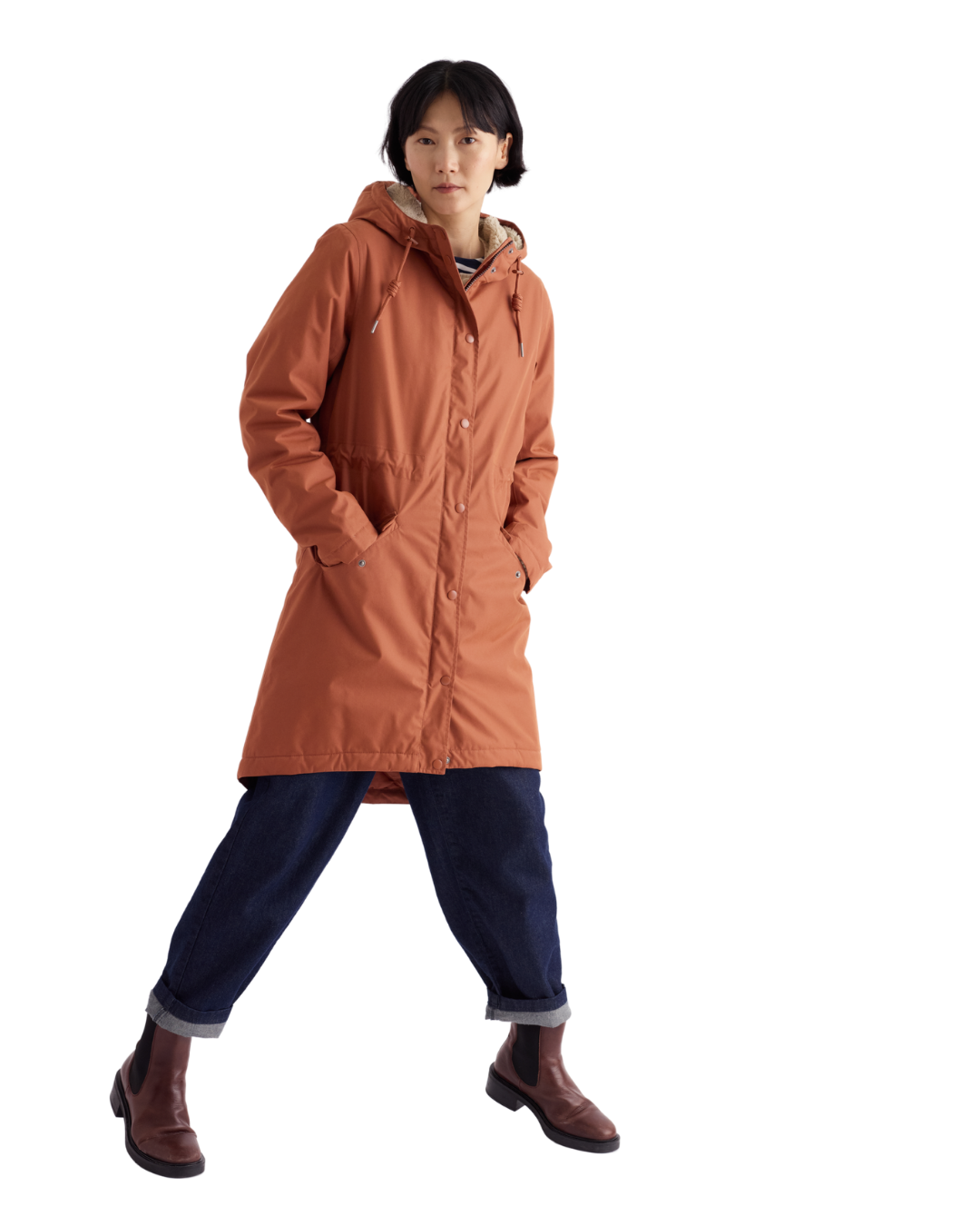 Seasalt Winter Parka Dames Plant Hunter Hazel