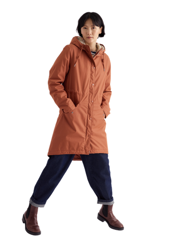 Seasalt Winter Parka Dames Plant Hunter Hazel