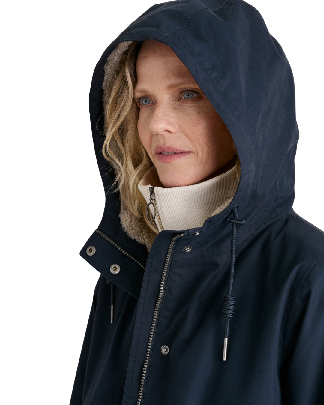 Seasalt Winter Parka Women Plant Hunter Midnight Blue 