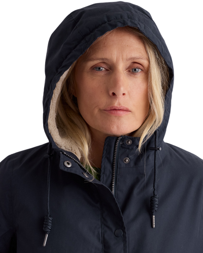 Seasalt Winter Parka Women Plant Hunter Midnight Blue 