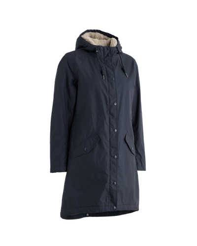 Seasalt Winter Parka Women Plant Hunter Midnight Blue 
