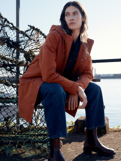 Seasalt Winter Parka Women Plant Hunter Woodland 