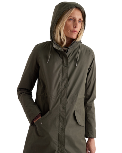 Seasalt Winter Parka Women Plant Hunter Woodland 