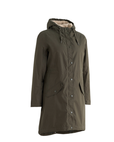 Seasalt Winter Parka Women Plant Hunter Woodland 