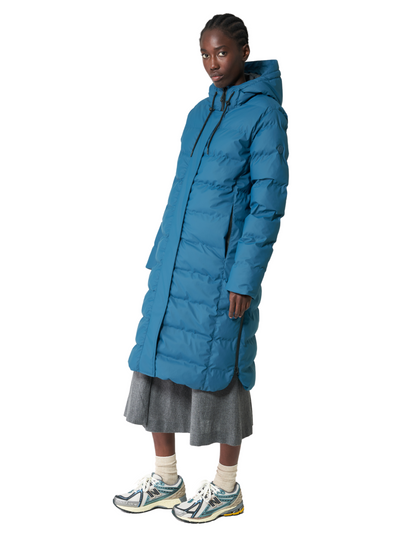 Tanta Lange Damen Puffer Puddle Legion Blue