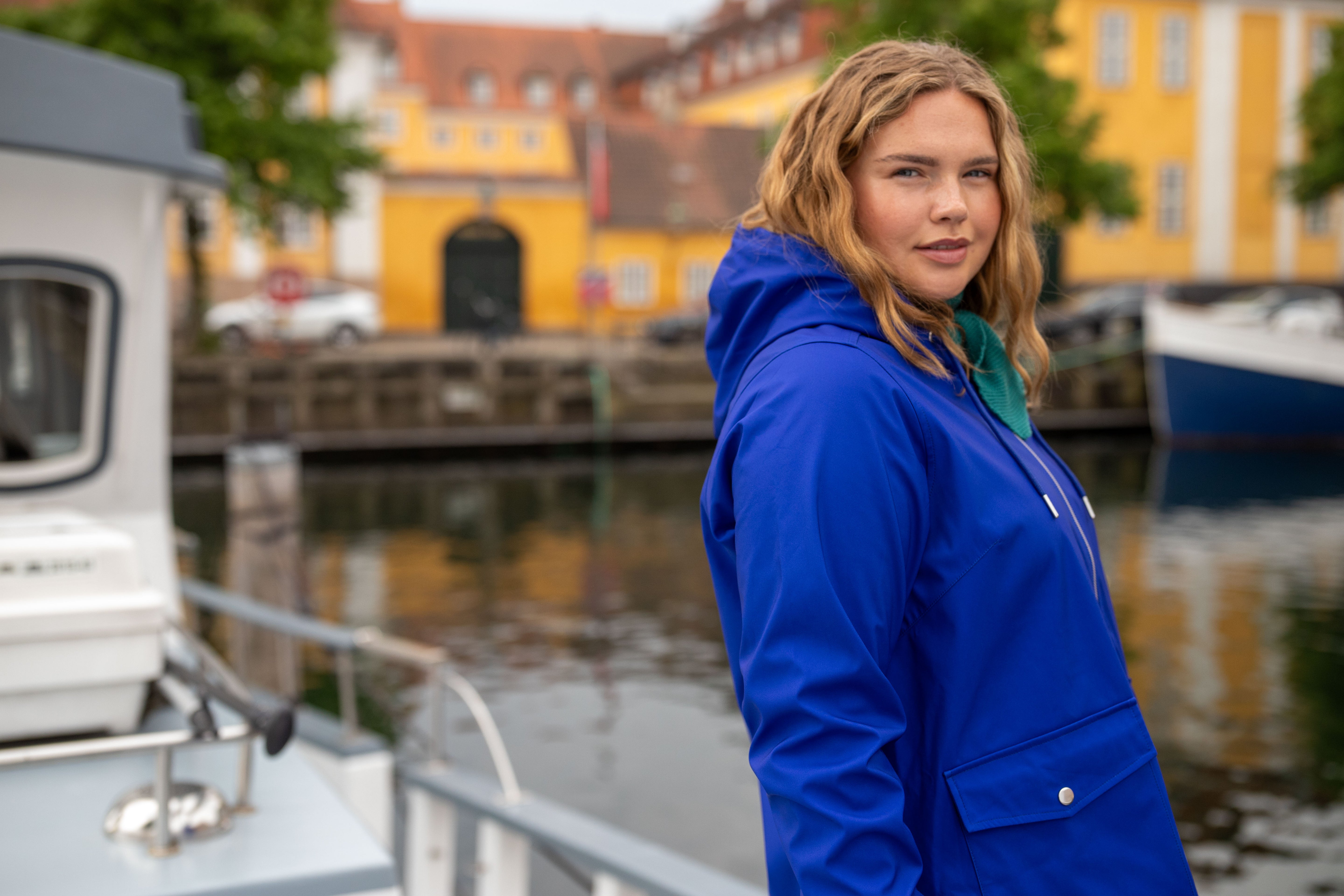 Danemarselisborg Brushed Shell Parka Deep Blue