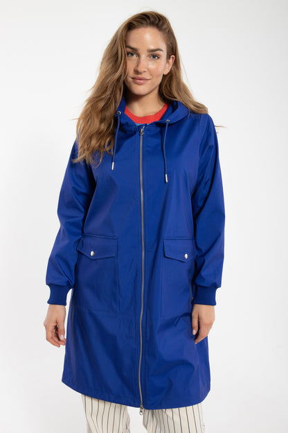 Danemarselisborg Brushed Shell Parka Deep Blue