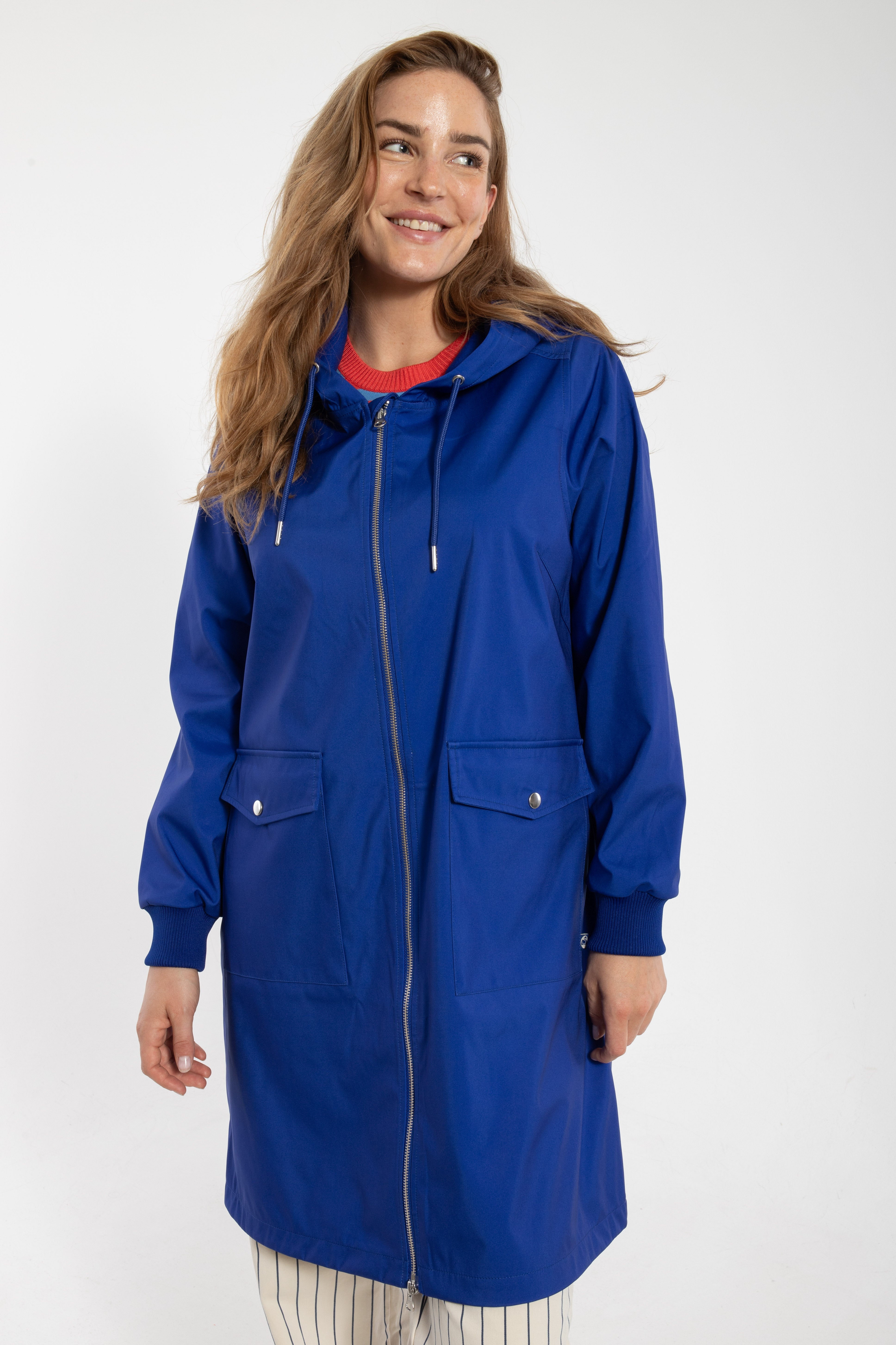 Danemarselisborg Brushed Shell Parka Deep Blue