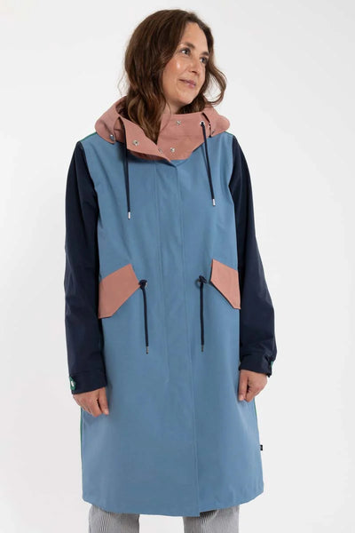 Danefae Premium Winterregenmantel Damen Danesandur Schwarz 