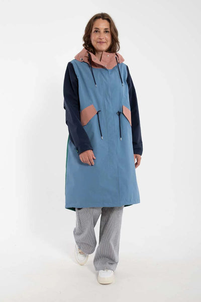 Danefae Premium Winterregenmantel Damen Danesandur Schwarz 