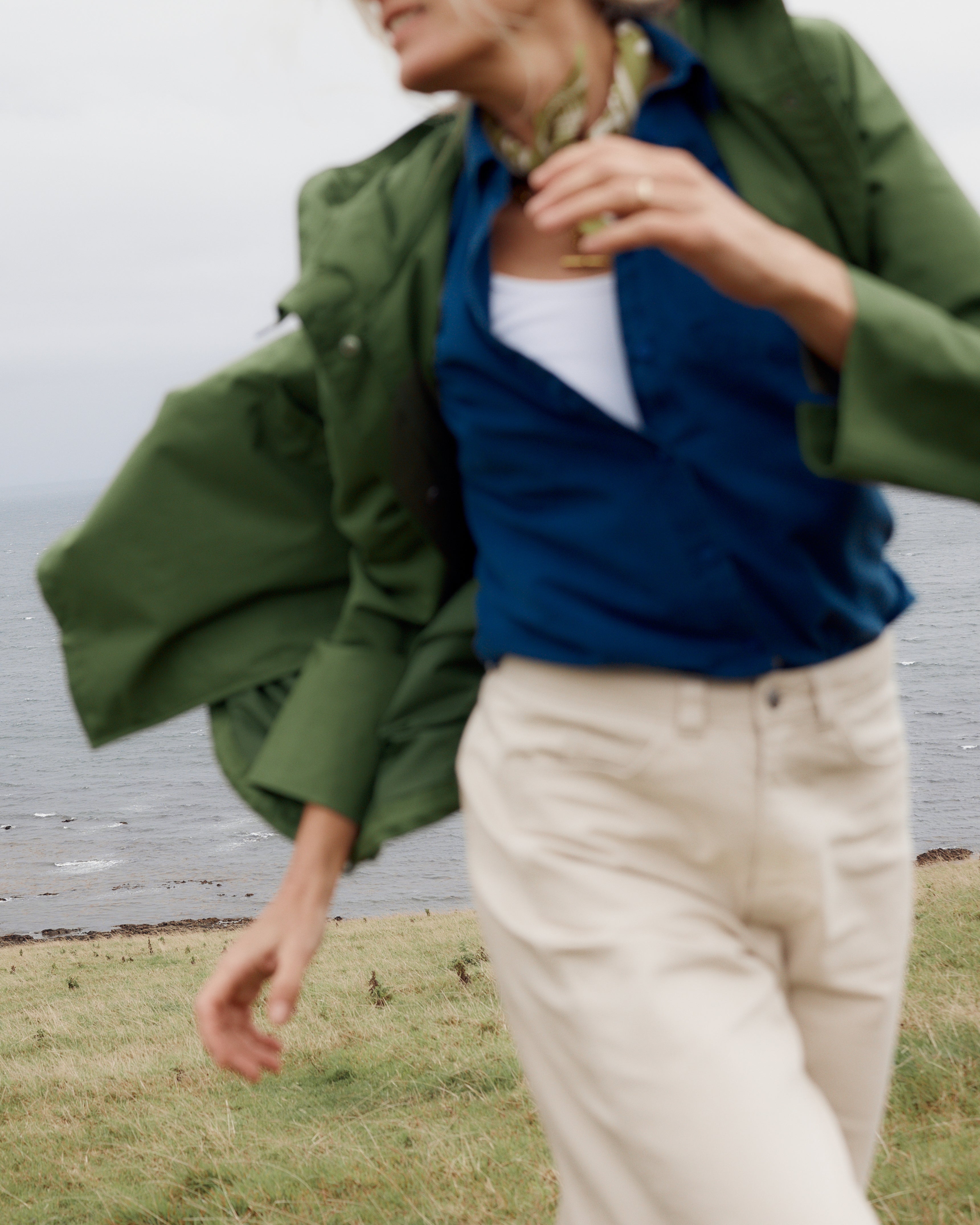 Seasalt Regenjas Dames Seafaring Coat Heath