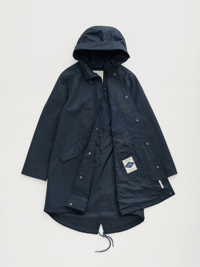 Seasalt Regenjas Dames Seafaring Coat Inkwell front