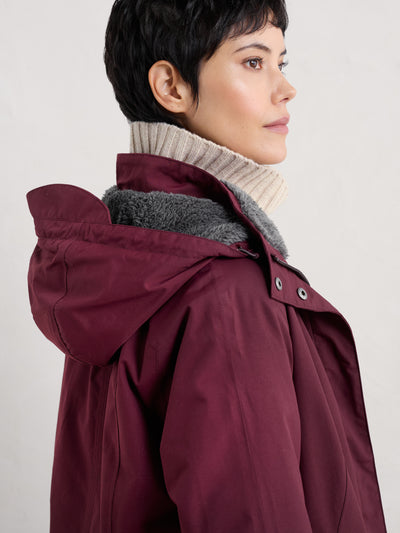 Seasalt Winter Parka Dames Janelle Bergamot cap