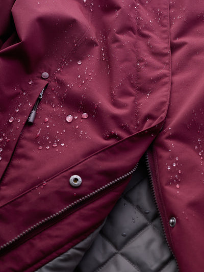 Seasalt Winter Parka Dames Janelle Bergamot detail