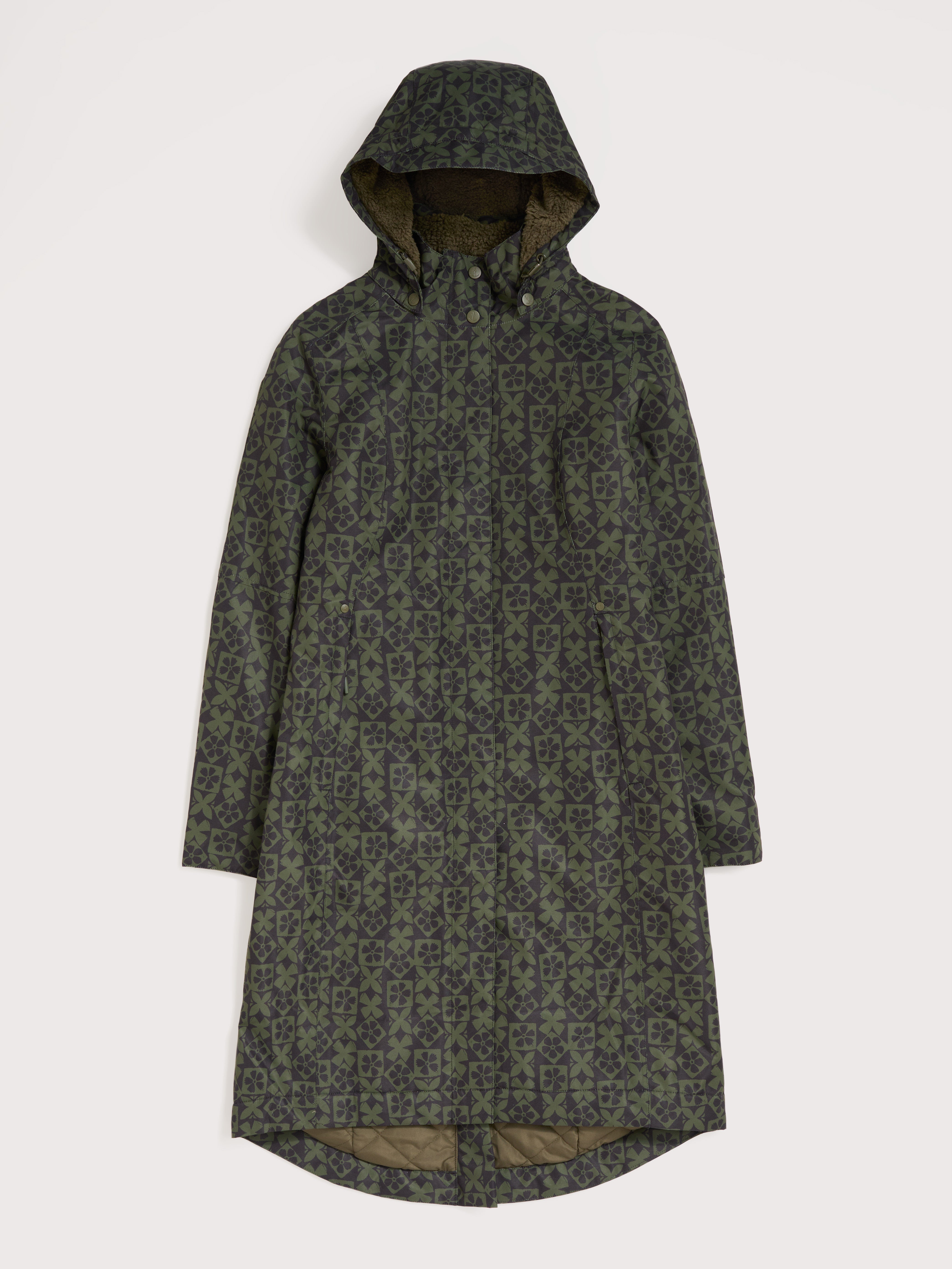 Seasalt Winter Parka Dames Janelle Clay Stamp Highland  flat