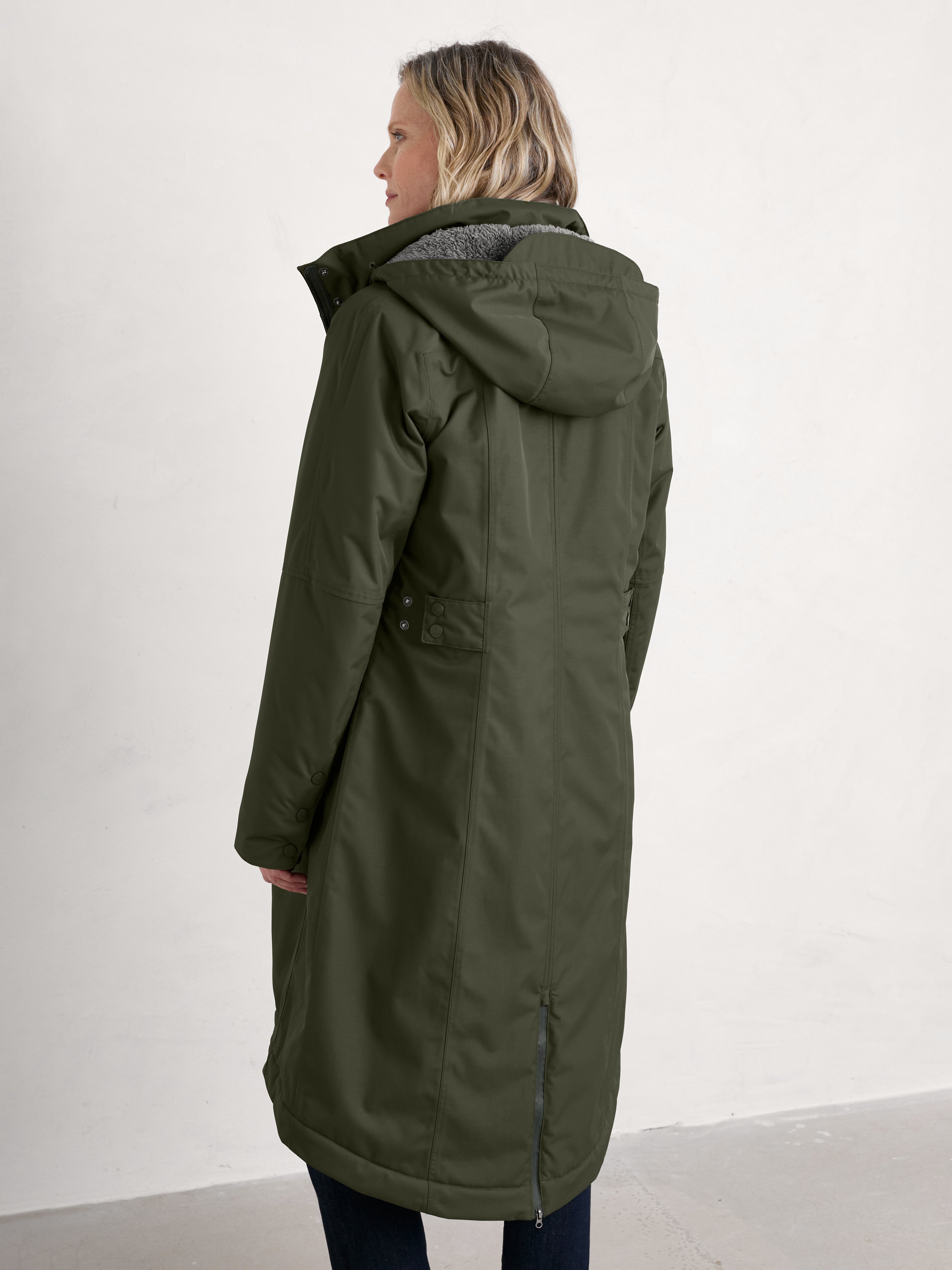 Seasalt Winter Parka Dames Janelle Woodland back