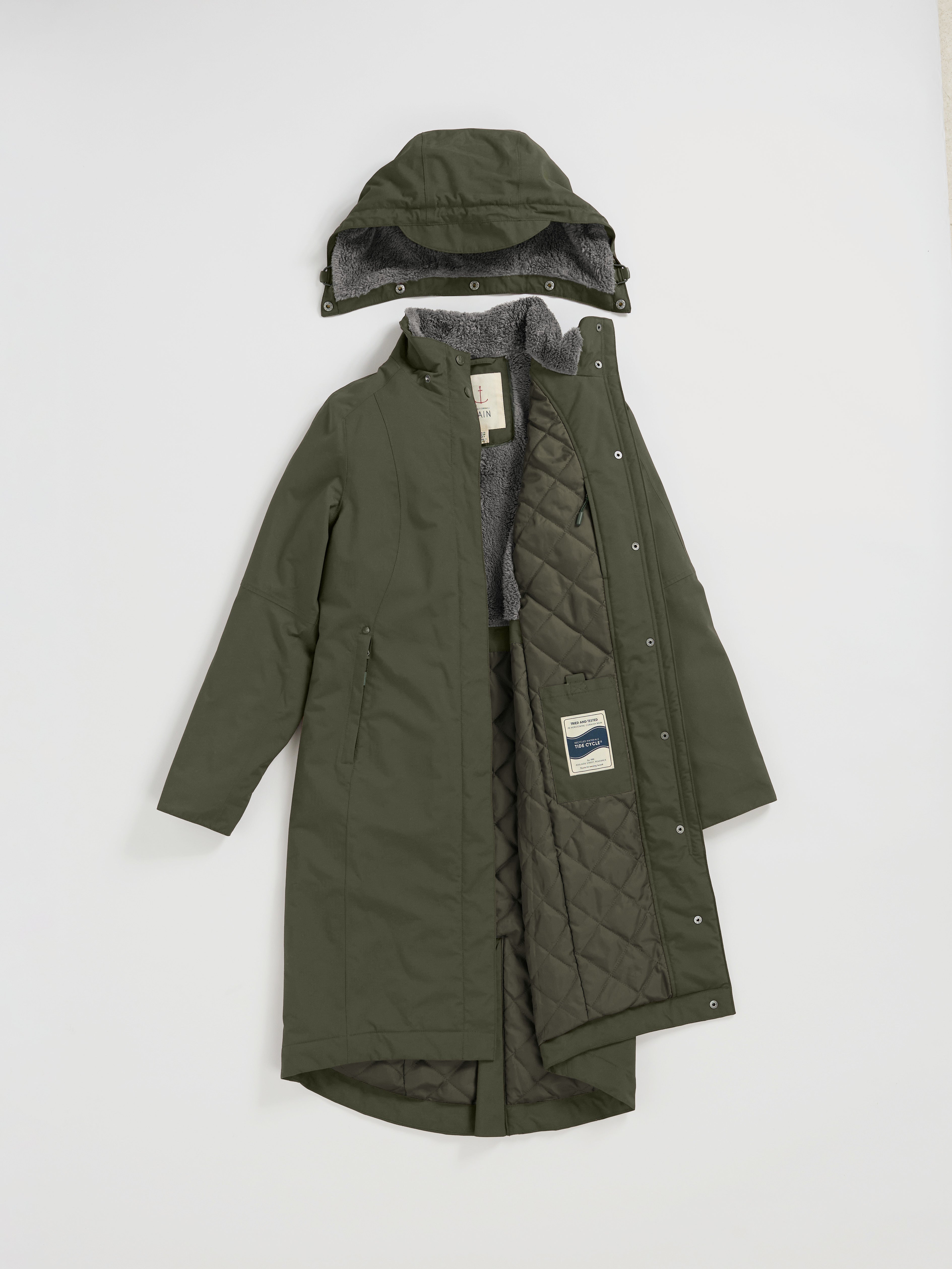 Seasalt Winter Parka Dames Janelle Woodland flat