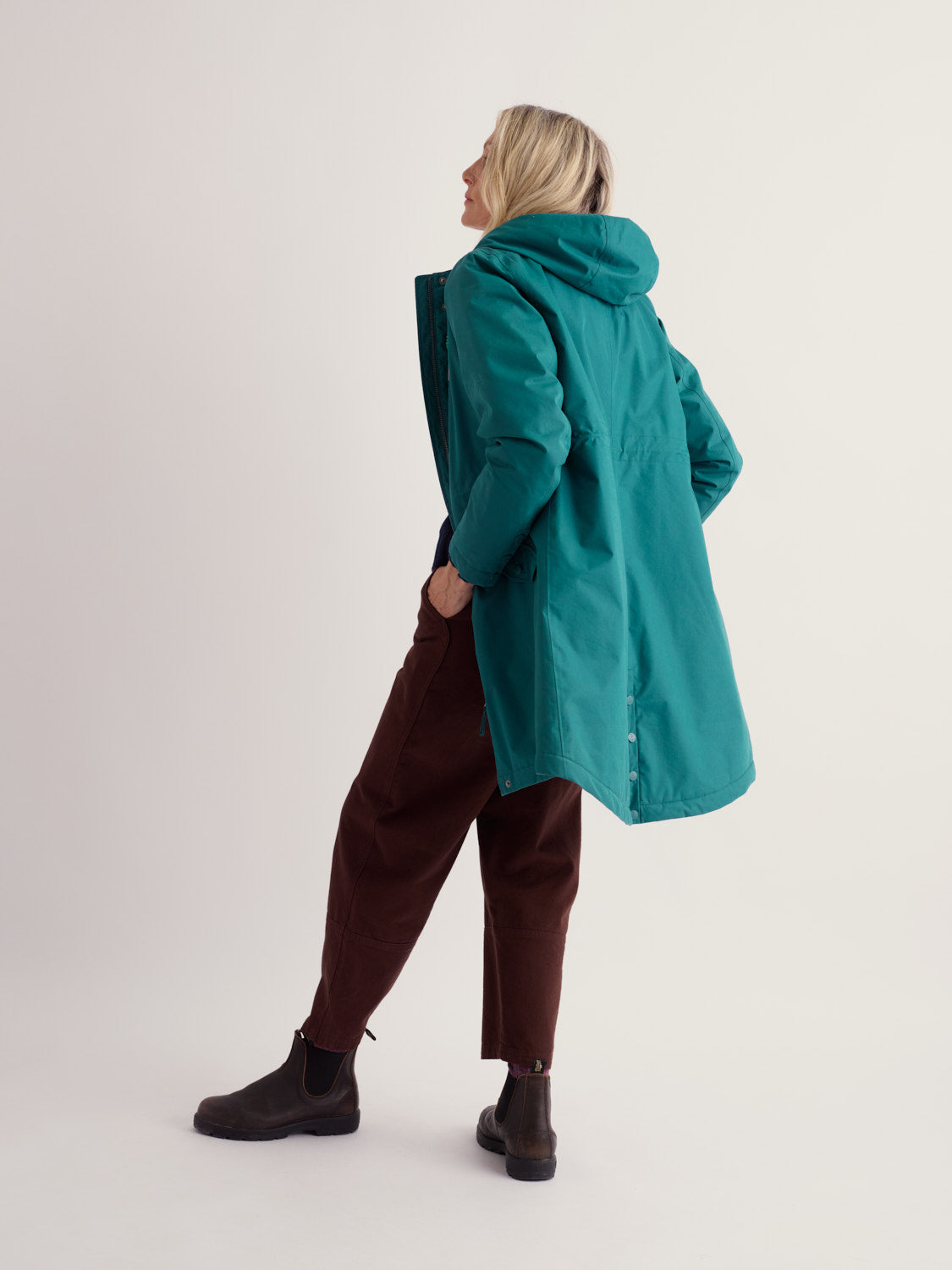 Seasalt Winter Parka Dames Plant Hunter Petrol/ Gust jacket