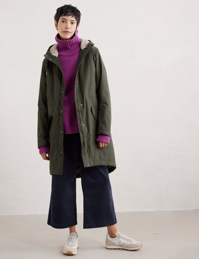 Seasalt Winter Parka Dames Plant Hunter Woodland open