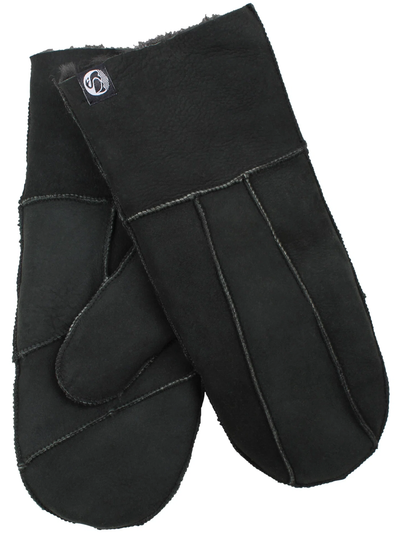 Sheepskin Gloves Blackish Green