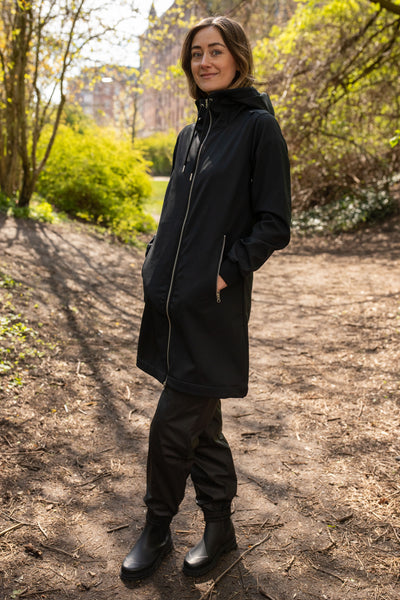 Softshell Regenjas  Black