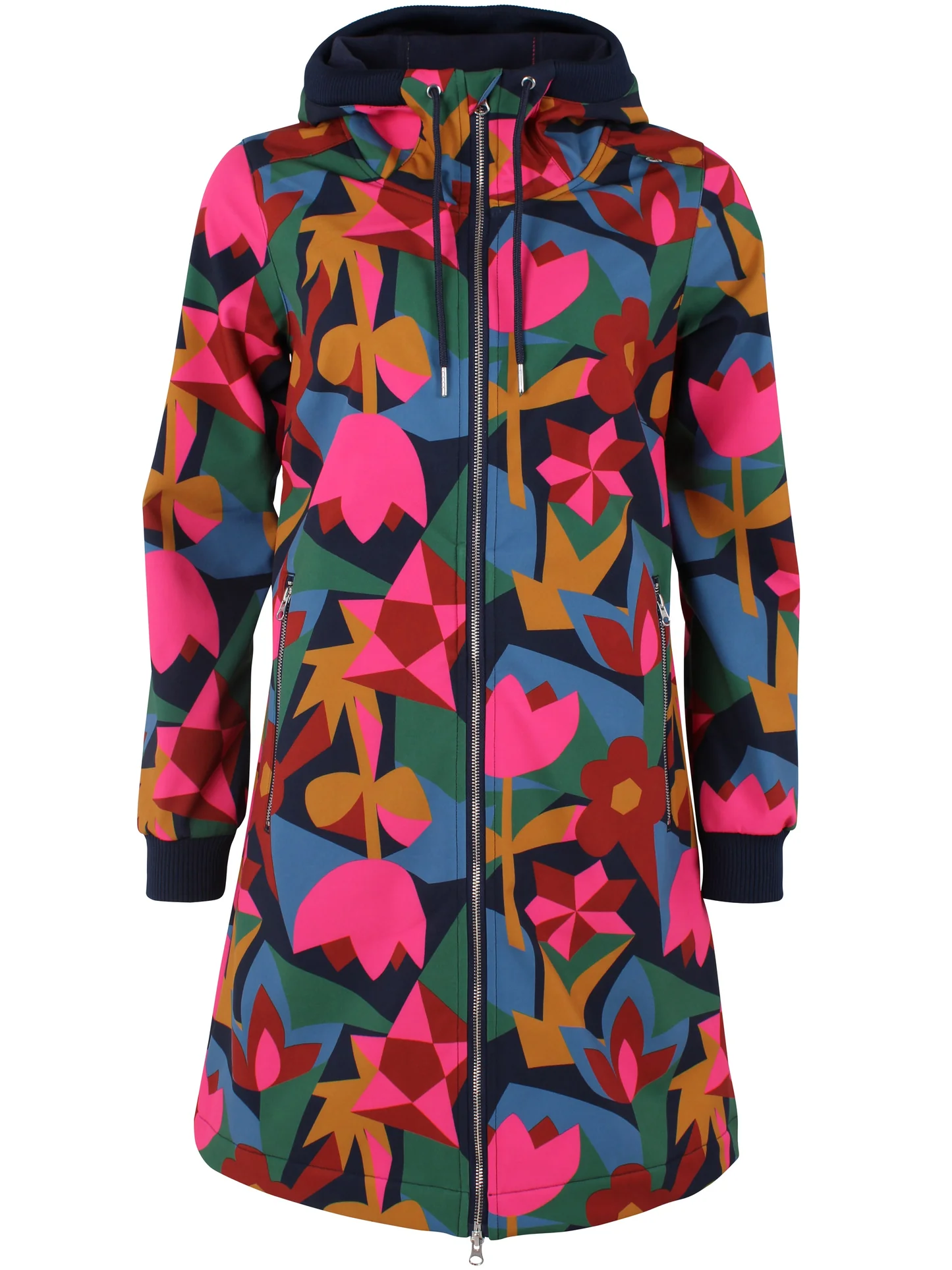 Softshell Regenjas Danejane  Cherry Geofleur 