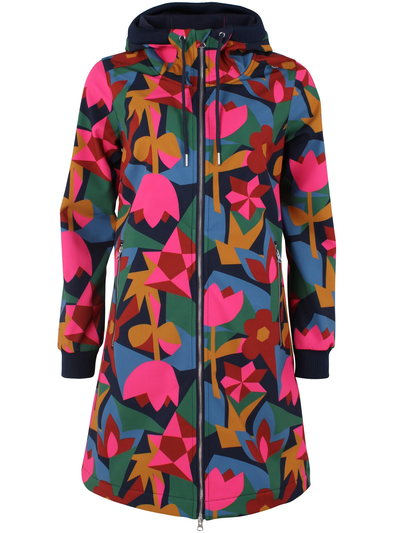Softshell Regenjas Danejane  Cherry Geofleur 
