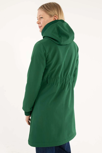 Softshell Regenjas Dark Pine achterzijde