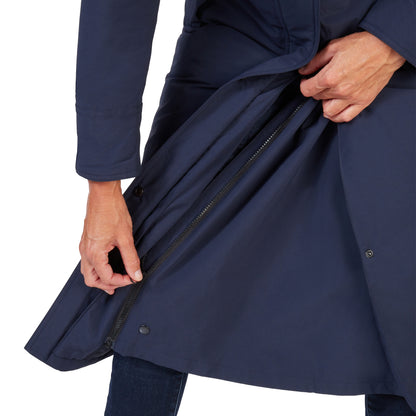 Happy Rainy Days Extra Long Raincoat Padded Toronto Dark Blue 