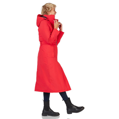 Happy Rainy Days Extra Long Raincoat Quilted Toronto Red 