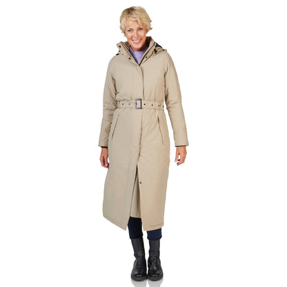 Happy Rainy Days Extra Long Raincoat Quilted Toronto Beige 