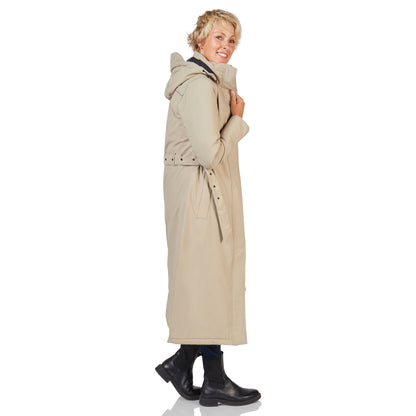 Happy Rainy Days Extra Long Raincoat Quilted Toronto Beige 