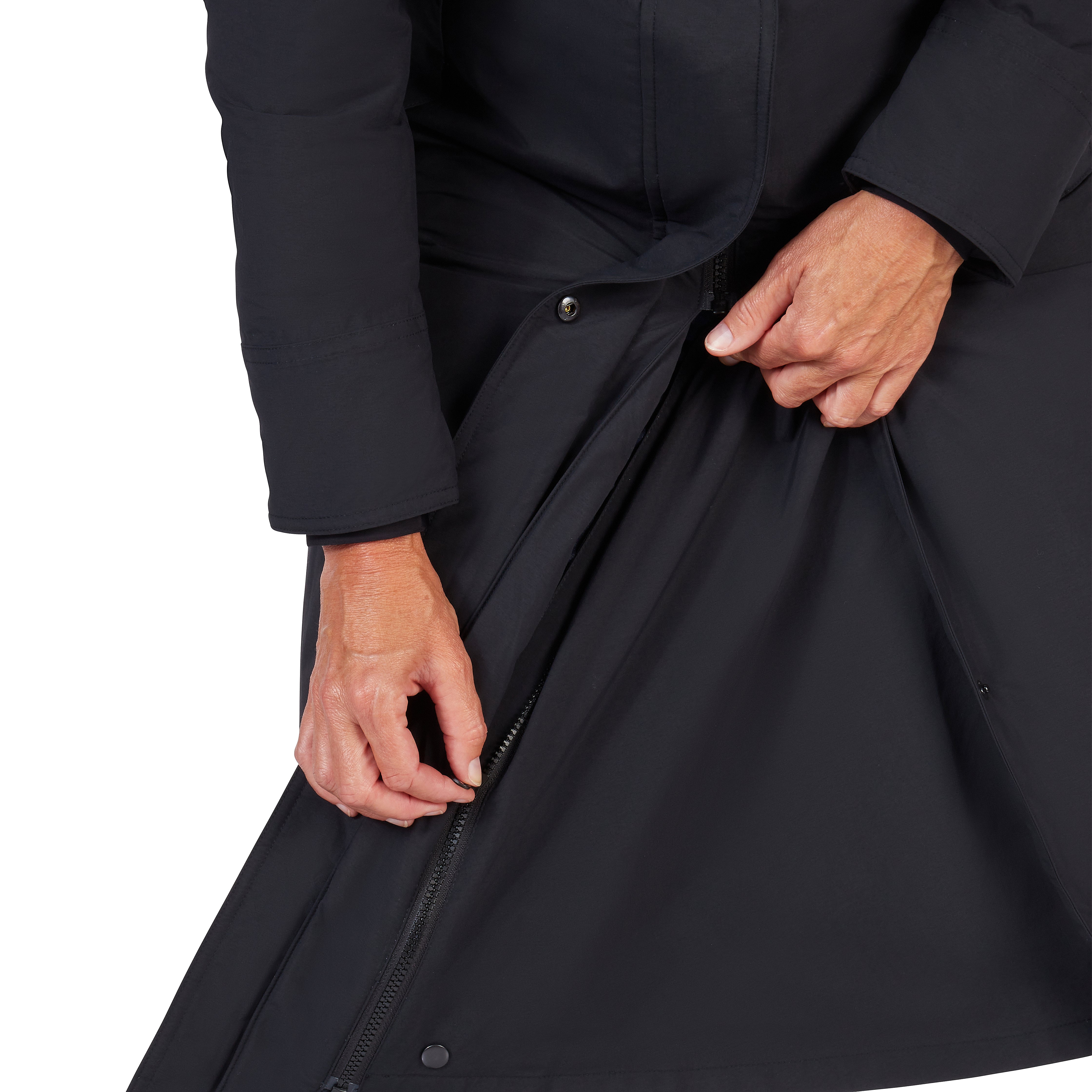 Happy Rainy Days Extra Long Raincoat Quilted Toronto Black 