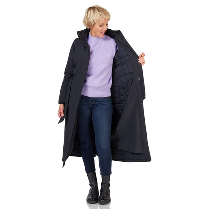 Happy Rainy Days Extra Long Raincoat Quilted Toronto Black 