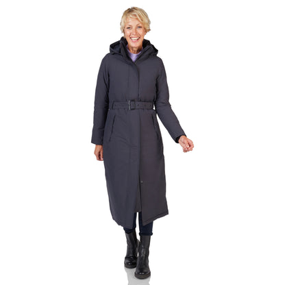 Happy Rainy Days Extra Long Raincoat Quilted Toronto Blue Gray