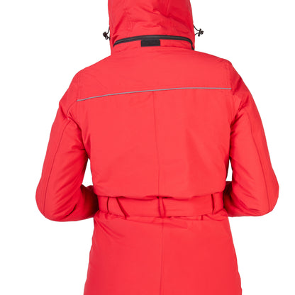 Happy Rainy Days Extra Long Raincoat Quilted Toronto Red 