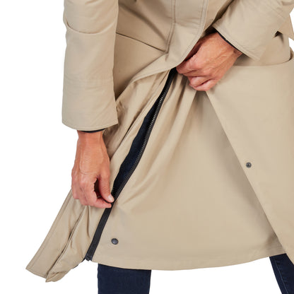 Happy Rainy Days Extra Long Raincoat Quilted Toronto Beige 