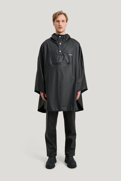 Tretorn Light Rain Poncho zwart  man