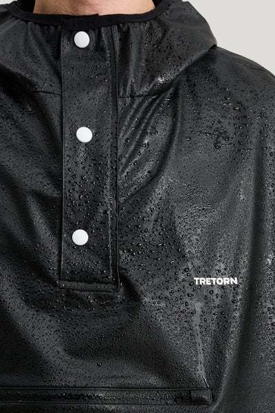 Tretorn Light Rain Poncho zwart man rain
