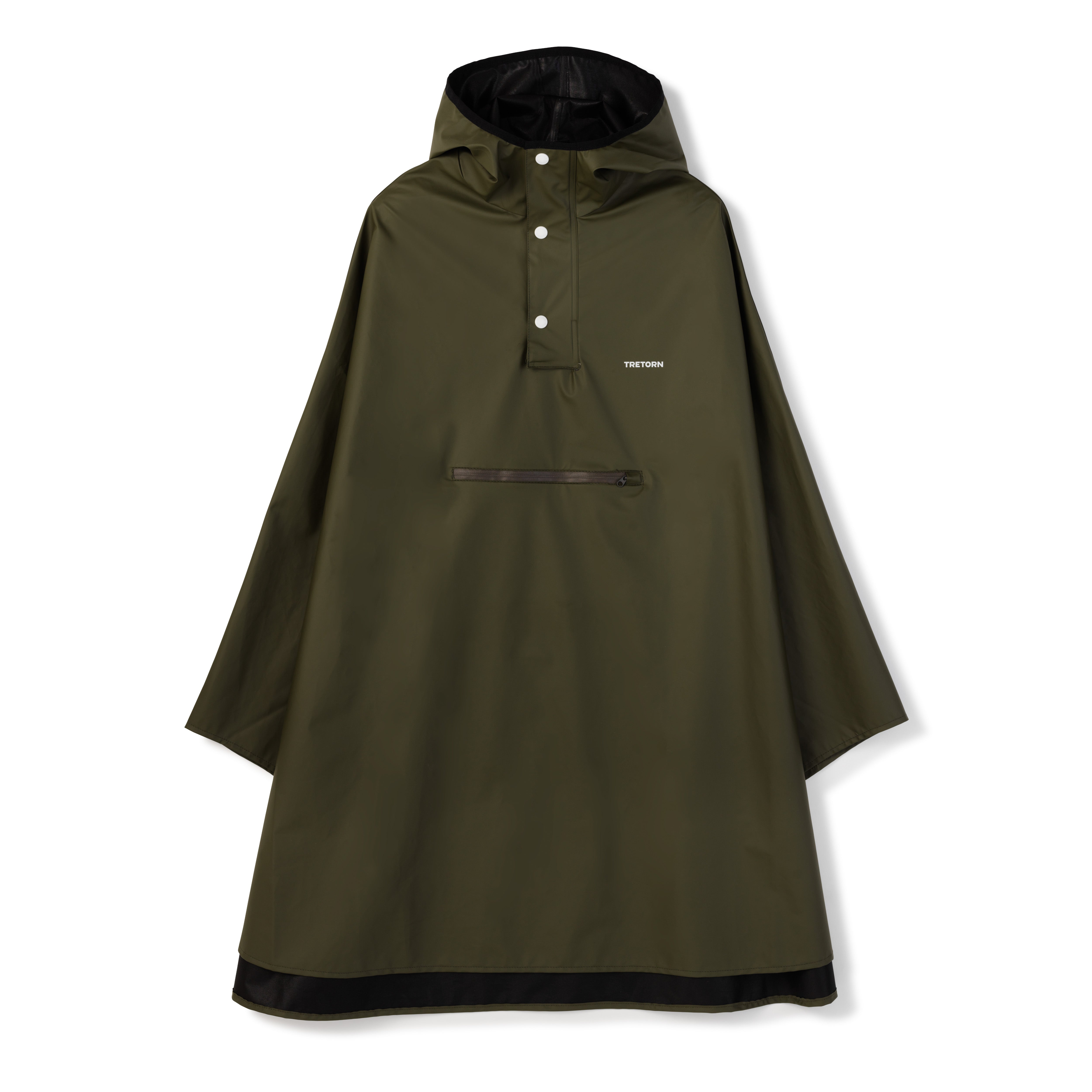Tretorn PU Light Poncho Onesize Green front