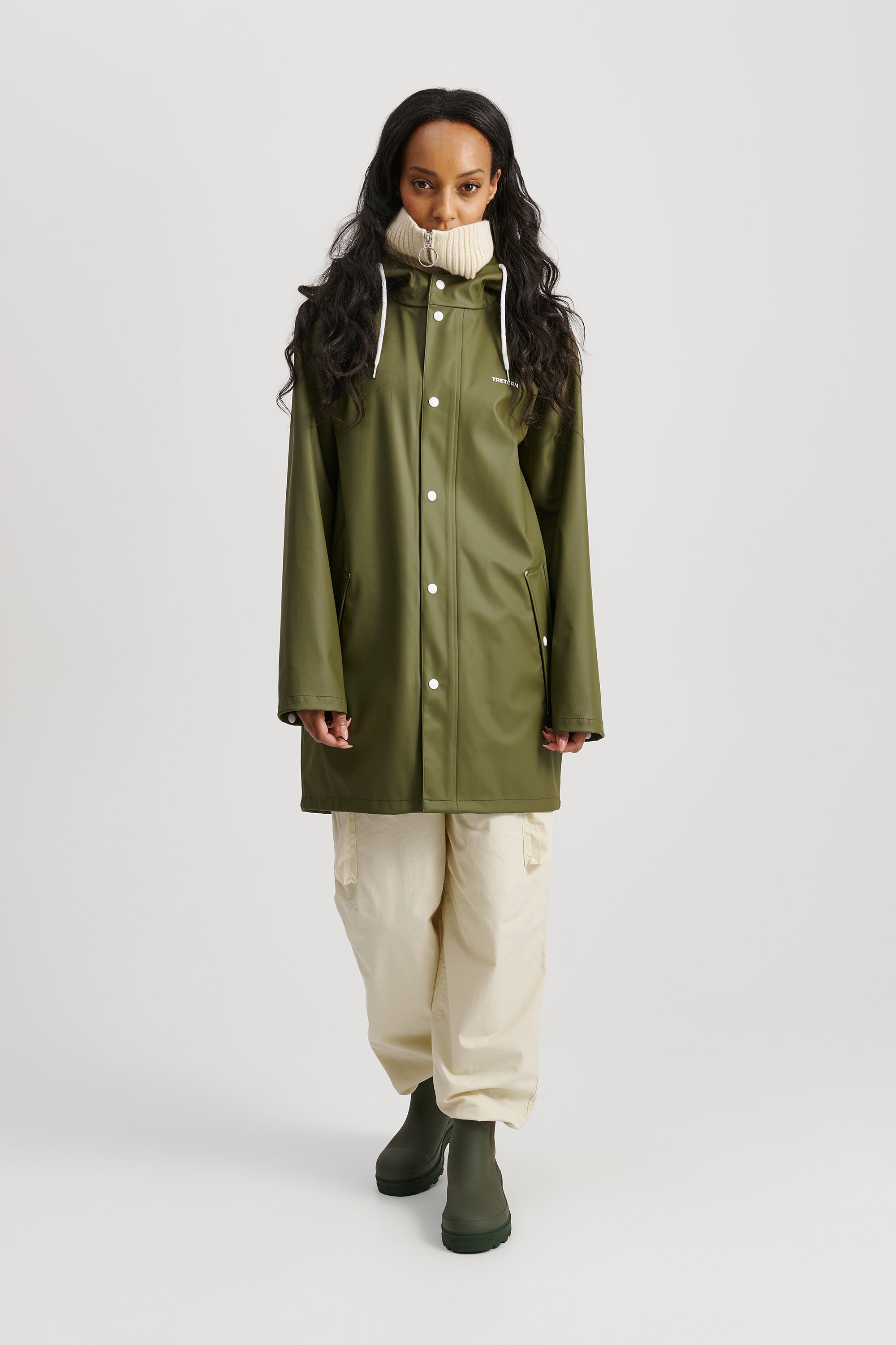 Tretorn Wings Jacket Forest Green model