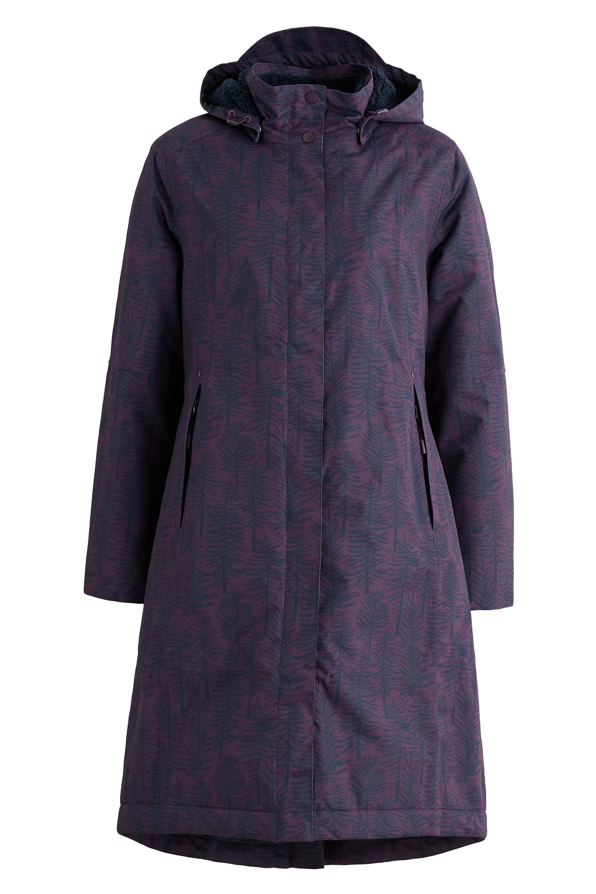 Seasalt Winter Parka Damen Janelle Birch Forest Loganberry